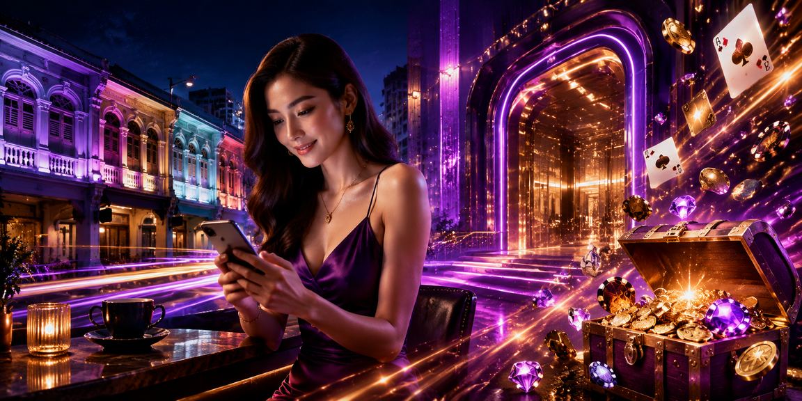Pemain poker dalam talian sedang membuat taruhan di meja